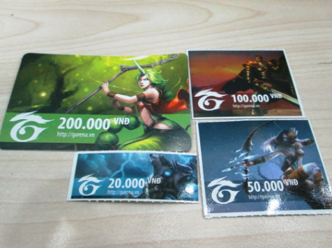 Thẻ Garena nạp game gì, Thẻ Garena có bao nhiêu số